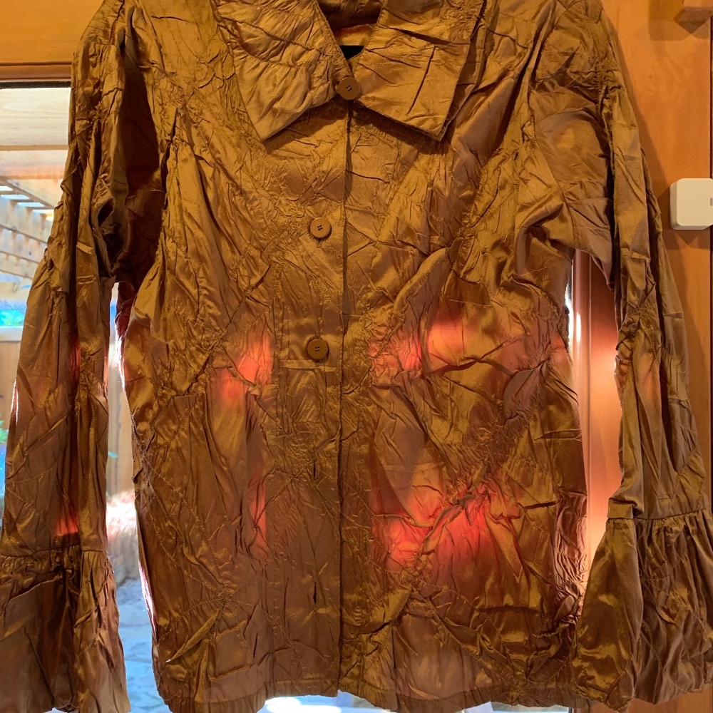 Designer Silk Jacket - Picture 2 of 8